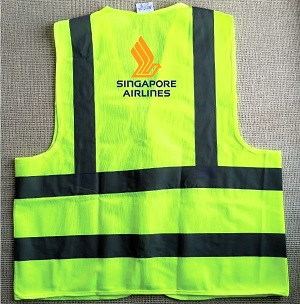 Singapore Airlines Reflects light Polyester Official Apron without pocket VEST050