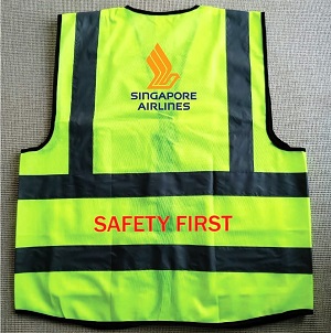 Singapore Airlines Reflects light Polyester Official Apron Four pockets VEST053