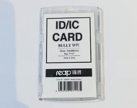 Plastic body BULLY REAP single side ID card Holder NO-7117